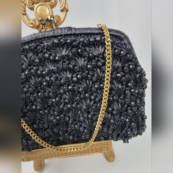 1960's Marcus Brothers of Miami Woven Handbag Purse - Picture 4 of 8